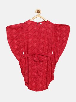 KiddoPanti - Girls Kaftan Tie Up Dress