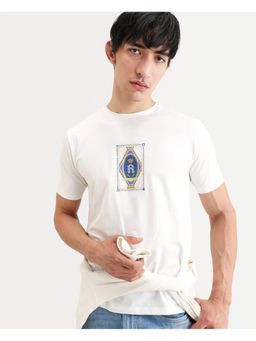 Rare Rabbit - Graphic Print Regular Fit T-Shirt