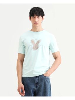 Rare Rabbit - Regular Fit Hd Print T Shirt