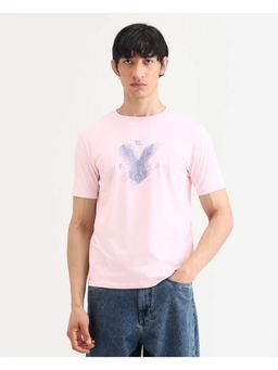 Rare Rabbit - Regular Fit Hd Print T Shirt