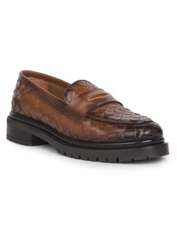 Hush Puppies - Women Brown Block Loafers