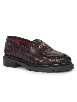 Hush Puppies - Women Maroon Block Loafers