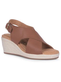 Hush Puppies - Women Brown Wedges Heels