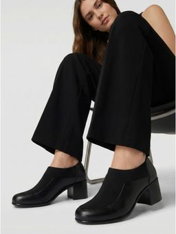 Dollphin - Women Black Block Loafers