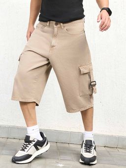 Hubberholme - Men Regular Washed Mid-Rise Shorts