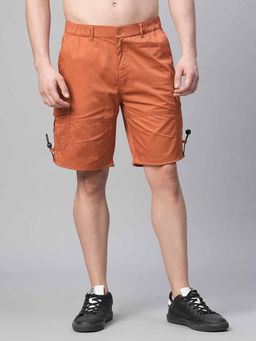 PRONK - Men's Woven Shorts - Rustic Orange