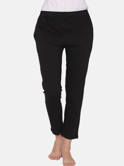 Clovia - Cotton Rich Pyjama - Black