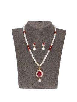 Sri Jagdamba Pearls - Hiya Pearl Necklace Set