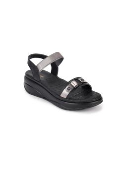 Marc Loire - Women Embellished Black Sandals