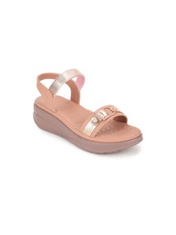 Marc Loire - Women Embellished Peach Sandals