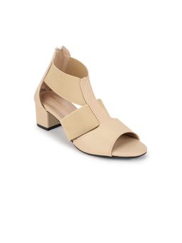Marc Loire - Women Solid Cream Block Heels