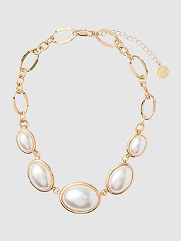 Forever New - Signature Oaklyn Oval Stone Necklace