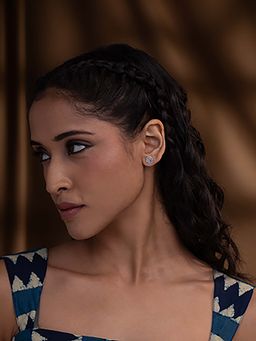 Shaya by CaratLane - Jaan Stud Earrings in 925 Silver