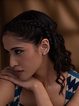Shaya by CaratLane - Mast Stud Earrings in 925 Silver