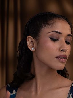 Shaya by CaratLane - Baawara Stud Earrings in 925 Silver