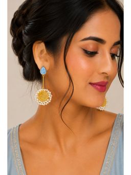 Designbox - Sky Pearl Drop Earrings