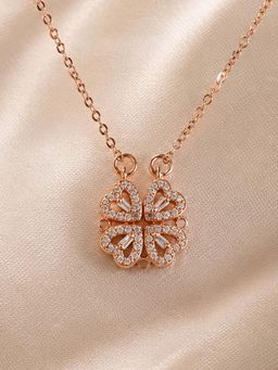Mystic - Rose gold Openable Heart Pendant Chain