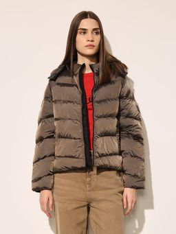 ONLY - Women's Solid Regular Fit Brown Jacket