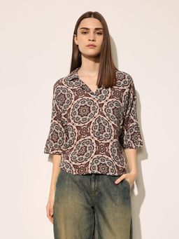 ONLY - Women's Oversized Multicolor Shirt
