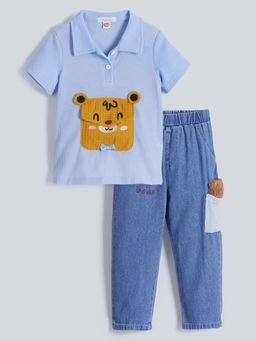 Hopscotch - Statement Pocket Jeans Set