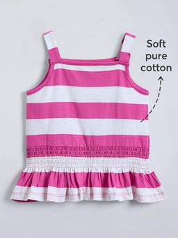 Hopscotch - Pure Cotton Striped T-Shirt