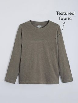 Hopscotch - Textured Cotton T-Shirt