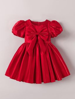 Hopscotch - Bow Applique Party Dress