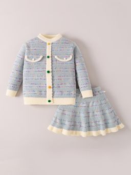 Hopscotch - Textured Skirt Set