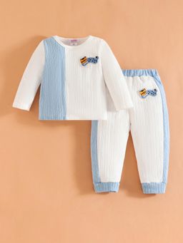 Hopscotch - Textured Colorblock Joggers Set