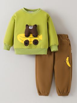 Hopscotch - Teddy Bear Applique Jogger Set