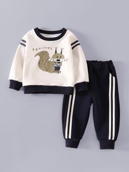 Hopscotch - Squirrel Applique Jogger Set