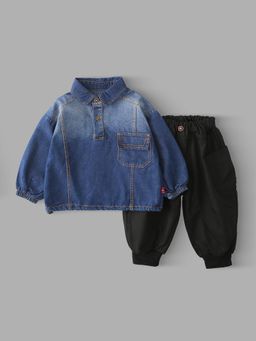 Hopscotch - Denim Pants Set