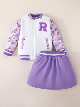 Hopscotch - Unicorn Sleeve Varsity Skirt Set