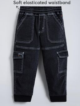 Hopscotch - Cargo Pocket Cotton Denim Jeans