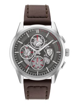 Scuderia Ferrari - GRAND TOUR 0830830 Multifunction Brown Dial Watch for Men