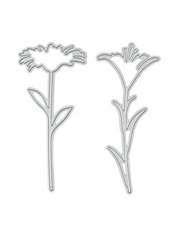 Little Birdie - Thin Cut Dies- Meadow Flowers, 2pc