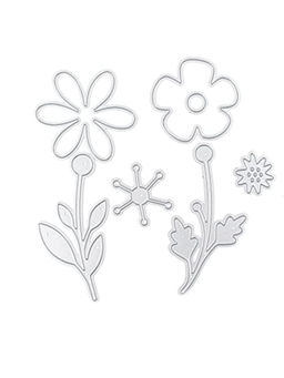 Little Birdie - Thin Cut Dies- Flower Collection, 7pc
