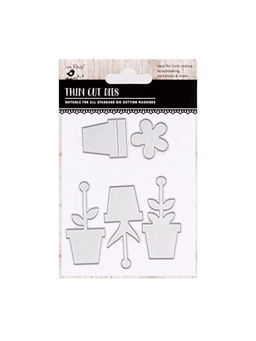 Little Birdie - Thin Cut Dies Flower Pot Design