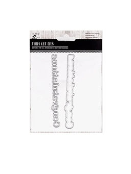 Little Birdie - Thin Cut Dies Congratulations Design 2Pcs