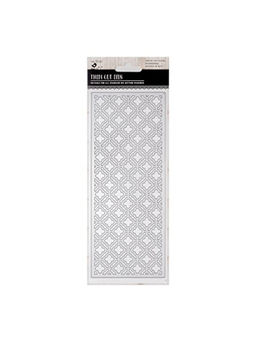Little Birdie - Slimline Thin Cut Dies Diamond Flora Trellis Design