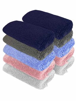 Heelium - Bamboo Face Towel - Soft, Absorbent & Odour Free Set of 10 (S)