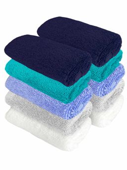Heelium - Bamboo Face Towel - Soft, Absorbent & Odour Free Set of 10 (S)