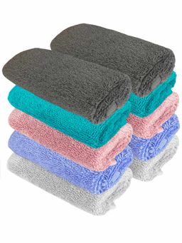 Heelium - Bamboo Face Towel - Soft, Absorbent & Odour Free Set of 10 (S)