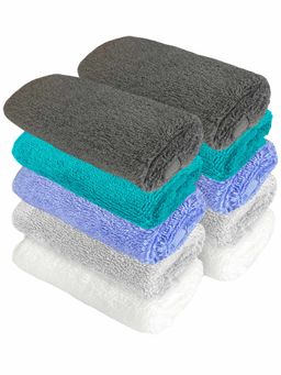 Heelium - Bamboo Face Towel - Soft, Absorbent & Odour Free Set of 10 (S)