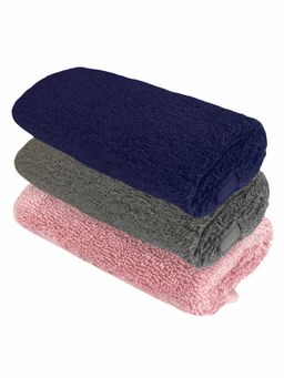 Heelium - Bamboo Face Towel - Soft, Absorbent & Odour Free Set of 3 (S)