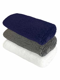 Heelium - Bamboo Face Towel - Soft, Absorbent & Odour Free Set of 3 (S)