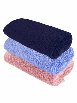 Heelium - Bamboo Face Towel - Soft, Absorbent & Odour Free Set of 3 (S)