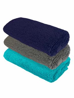 Heelium - Bamboo Face Towel - Soft, Absorbent & Odour Free Set of 3 (S)