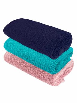 Heelium - Bamboo Face Towel - Soft, Absorbent & Odour Free Set of 3 (S)