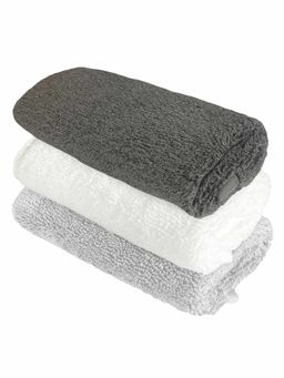 Heelium - Bamboo Face Towel - Soft, Absorbent & Odour Free Set of 3 (S)